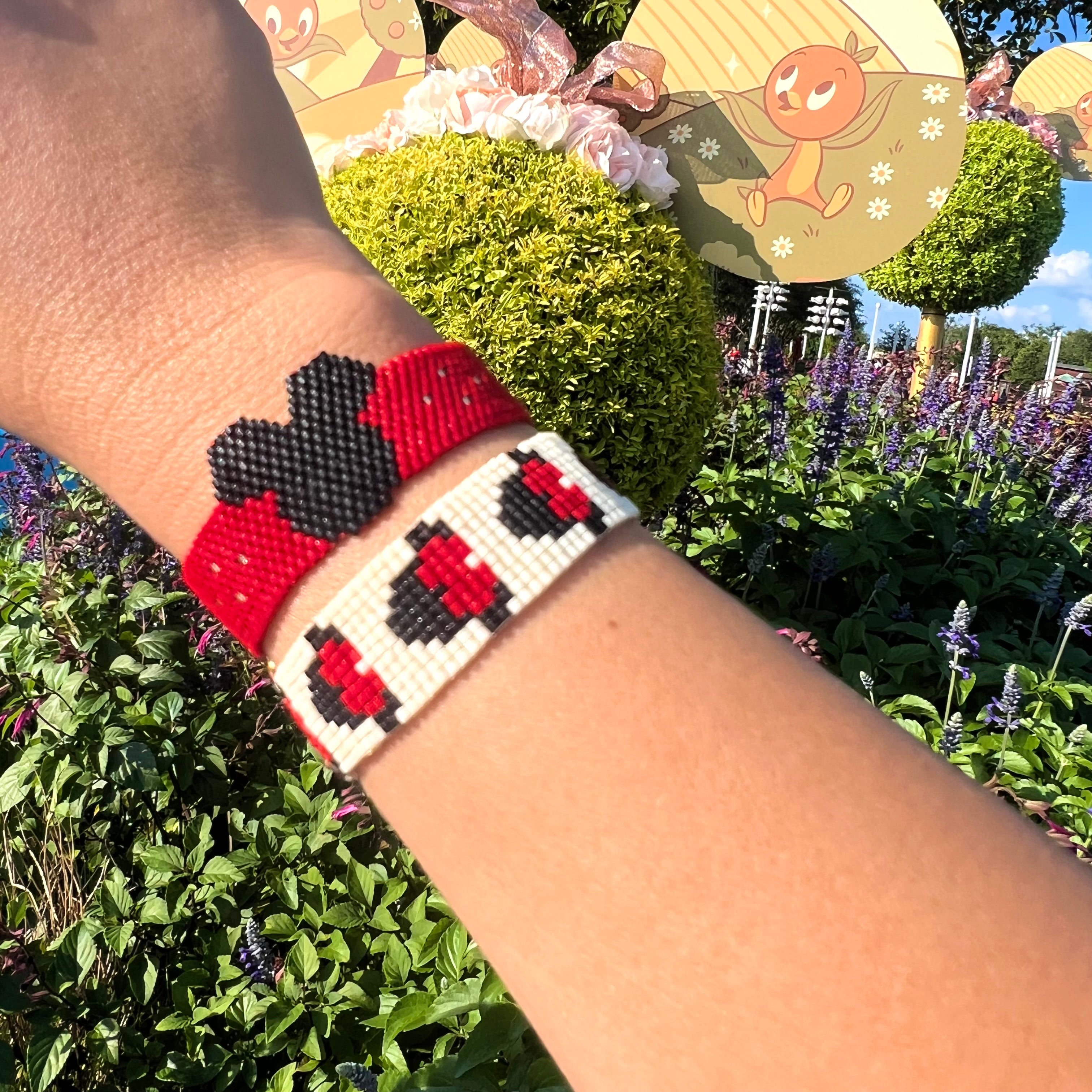 Mickey And Minnie Miyuki Bracelet