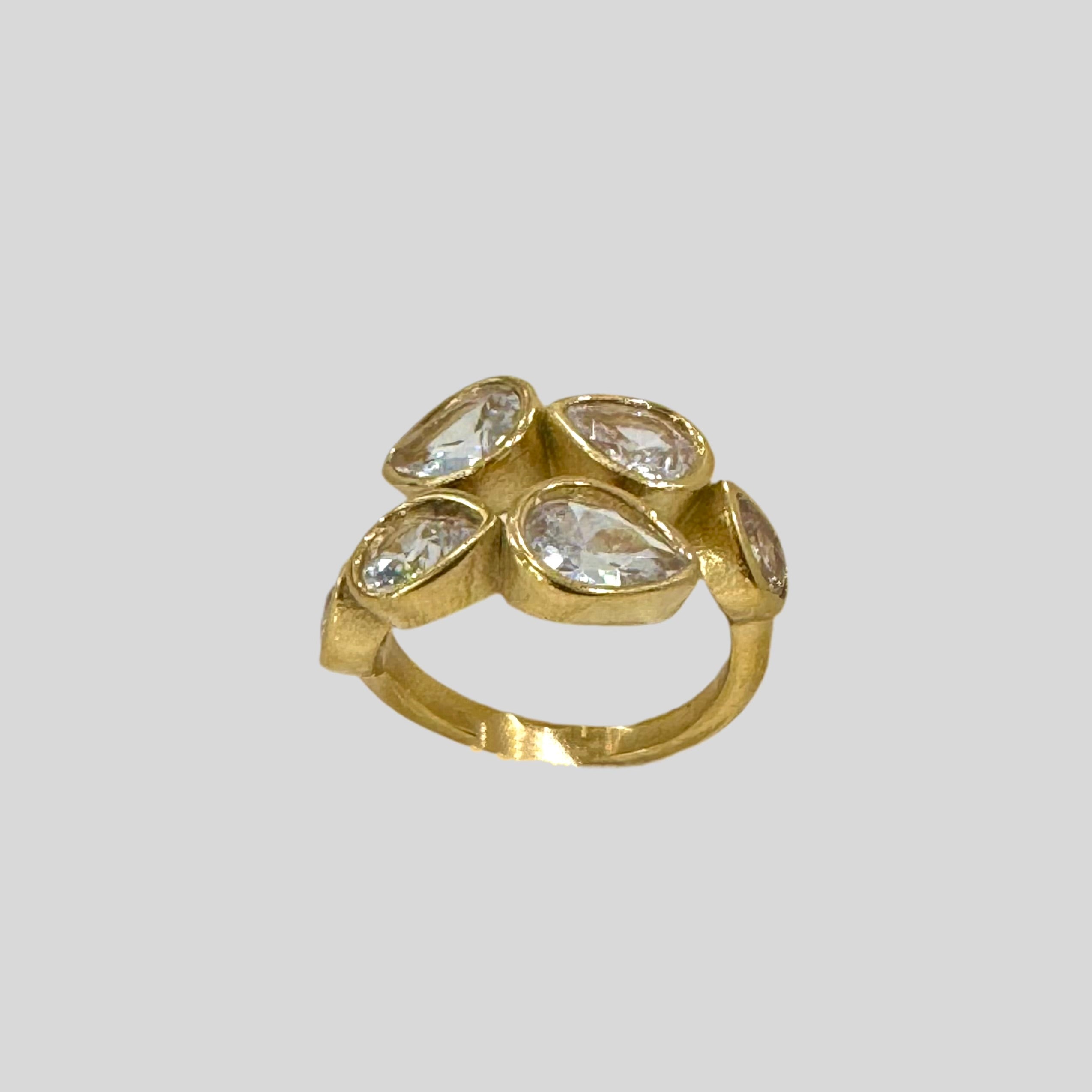 Cascade Crystal Ring
