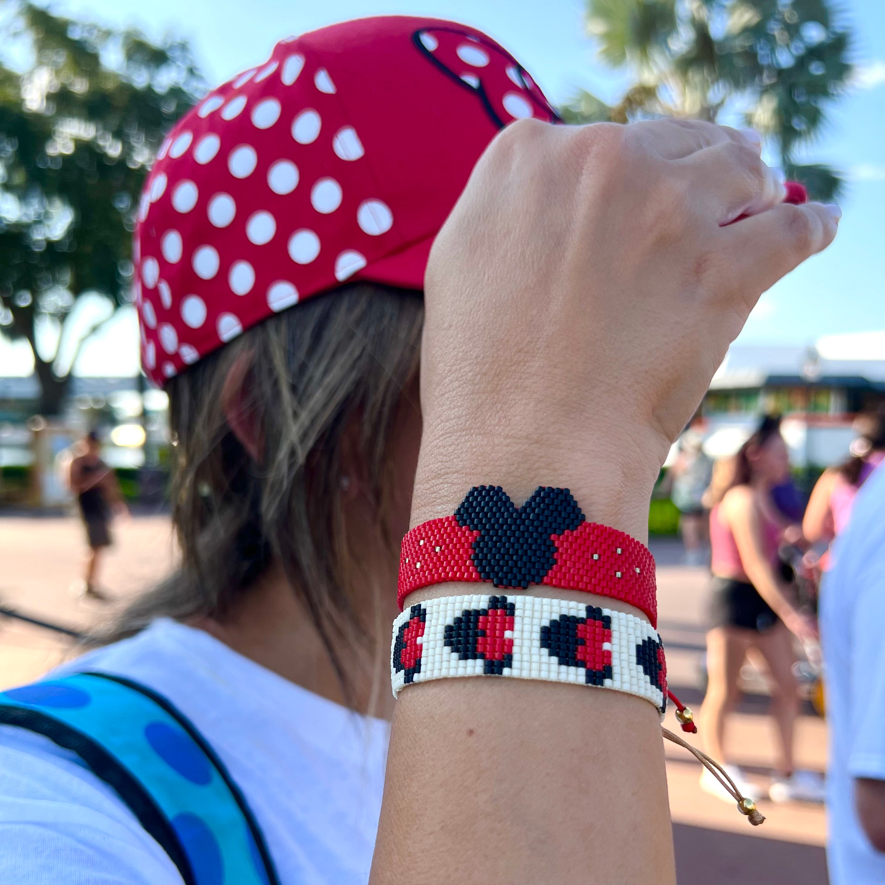 Mickey And Minnie Miyuki Bracelet