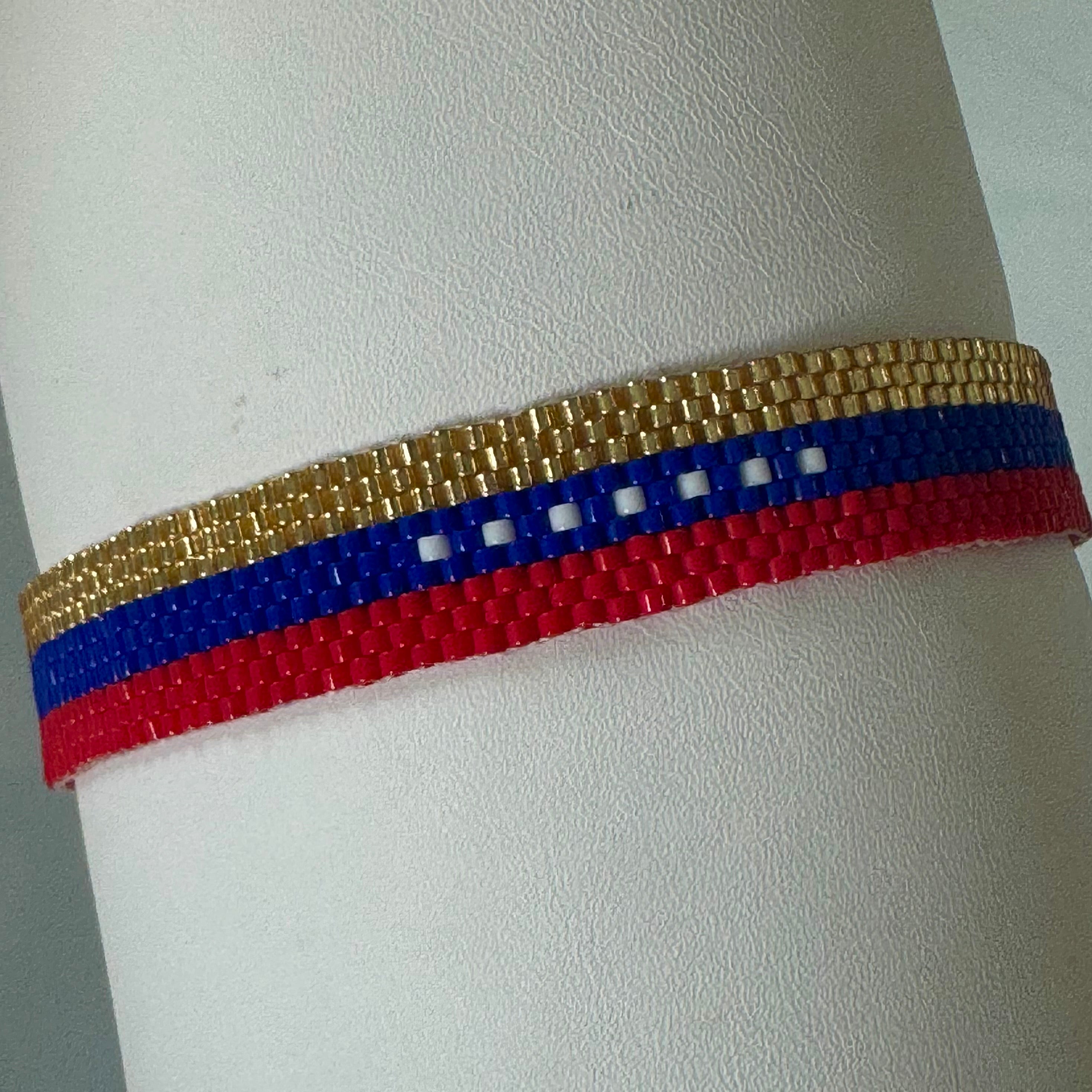 Venezuela Flag Miyuki Bracelet