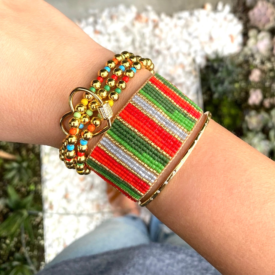 Rasta Miyuki Bracelet