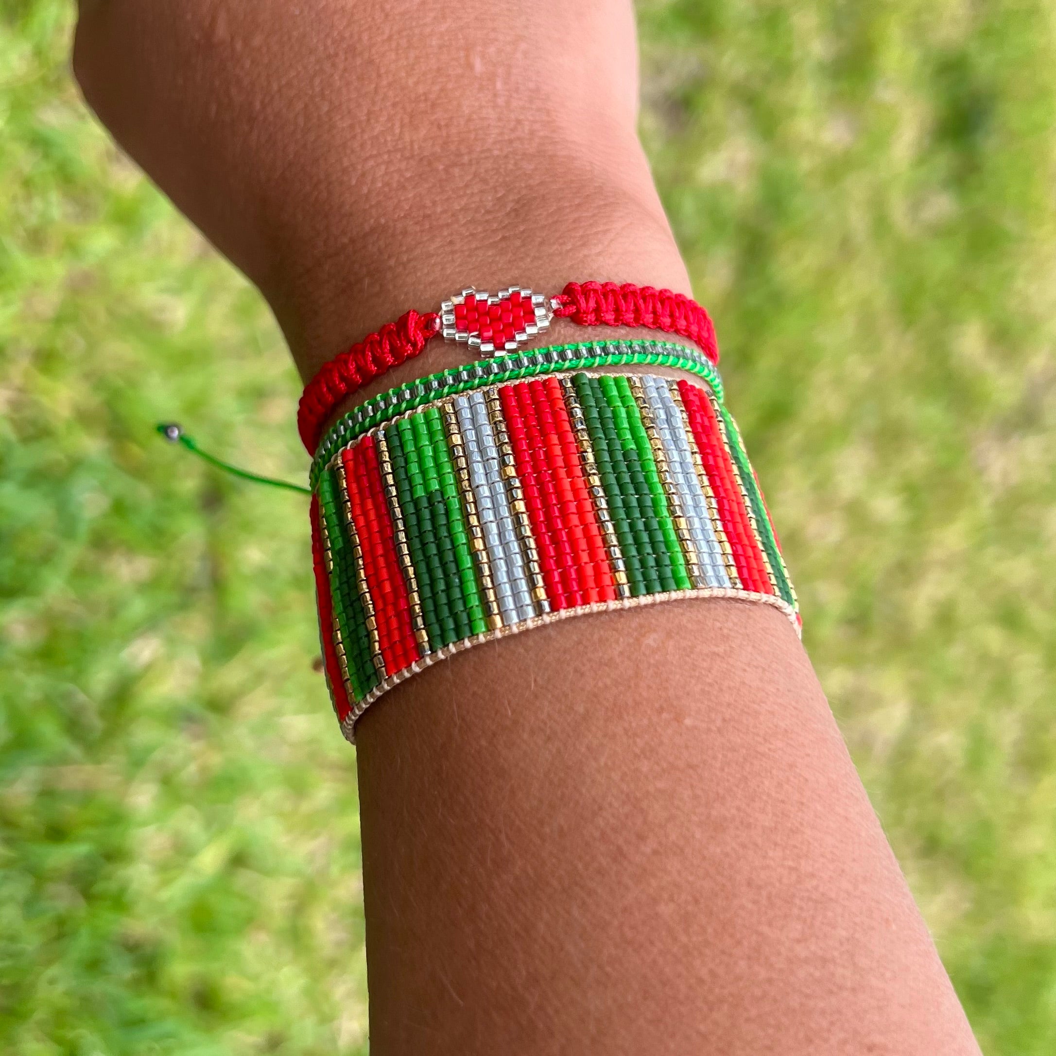 Rasta Miyuki Bracelet