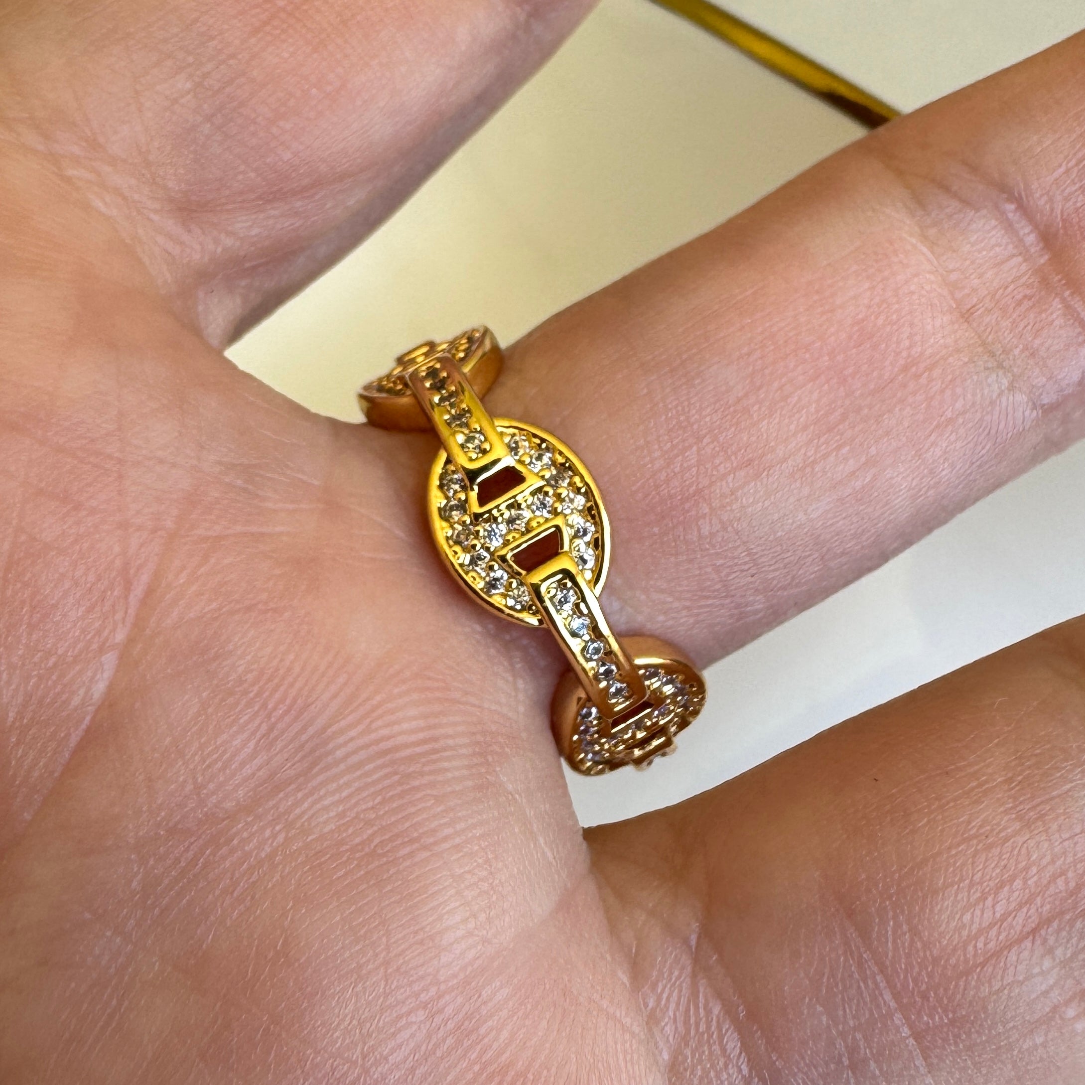 Golden Connect Ring