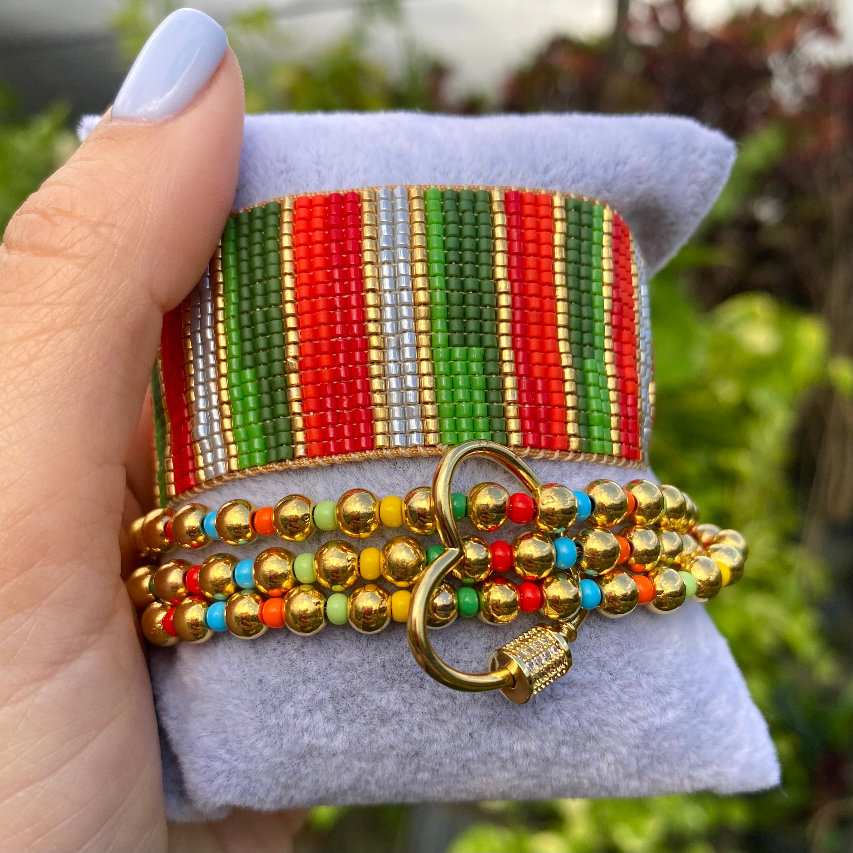 Rasta Miyuki Bracelet