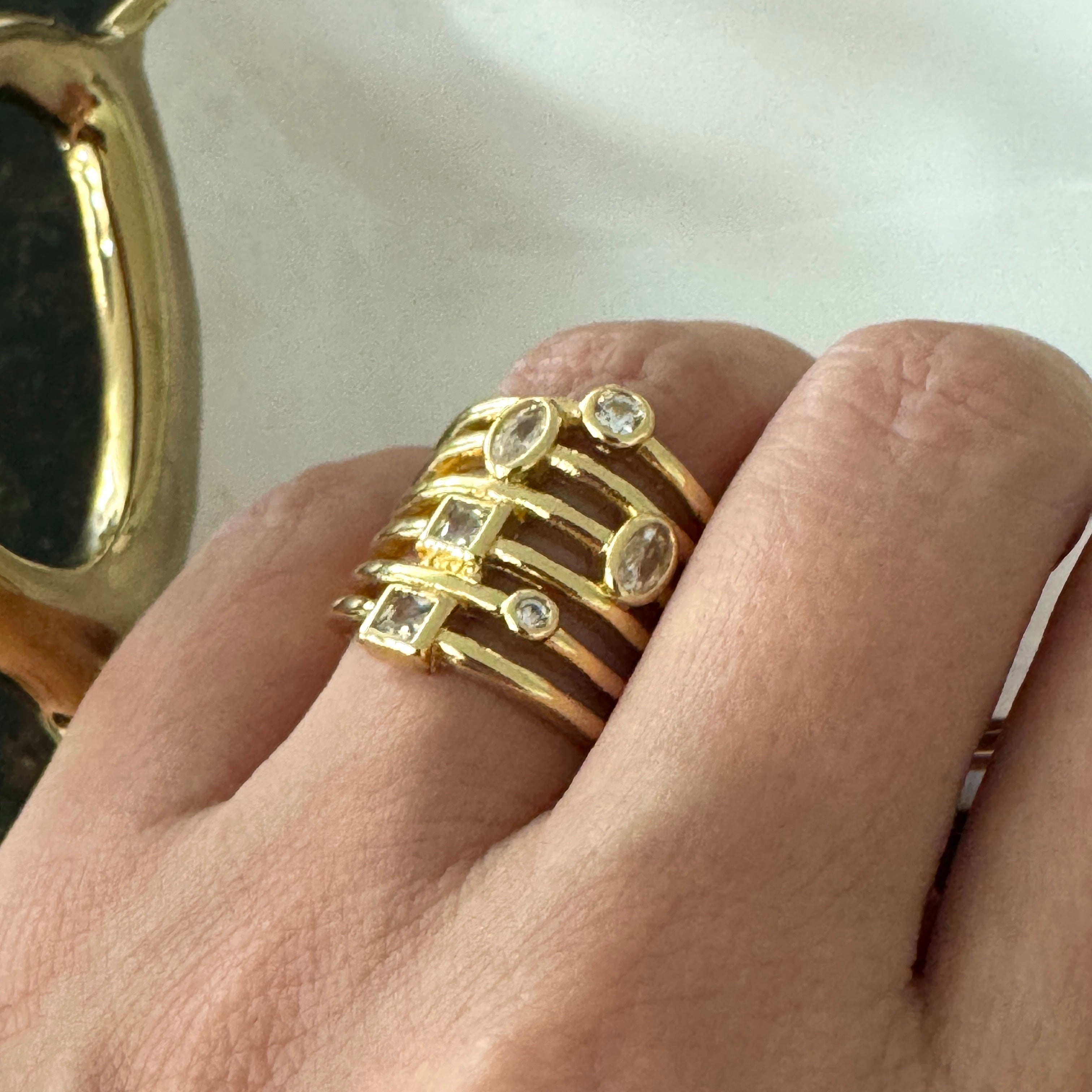 Crystal Shape Ring
