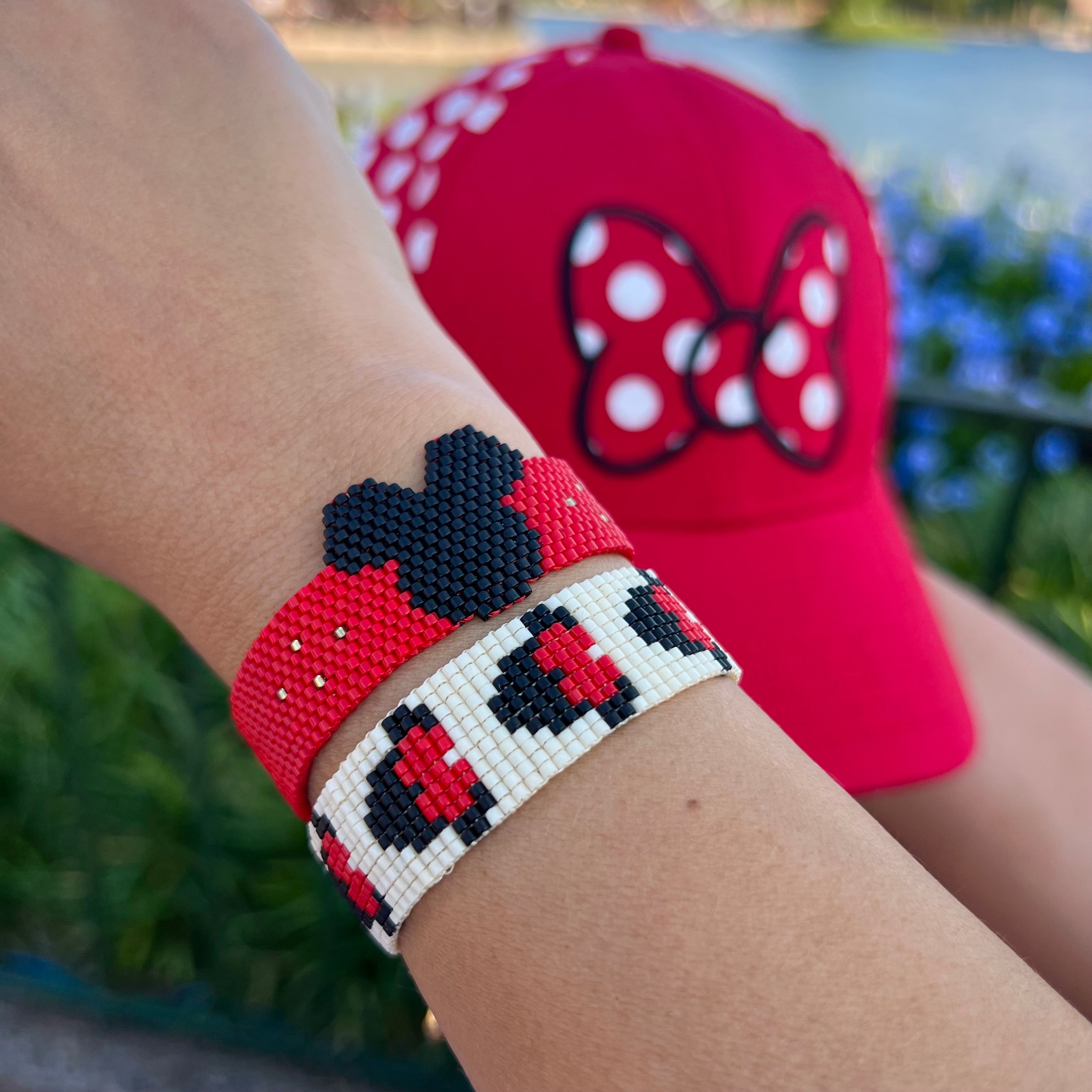 Mickey And Minnie Miyuki Bracelet