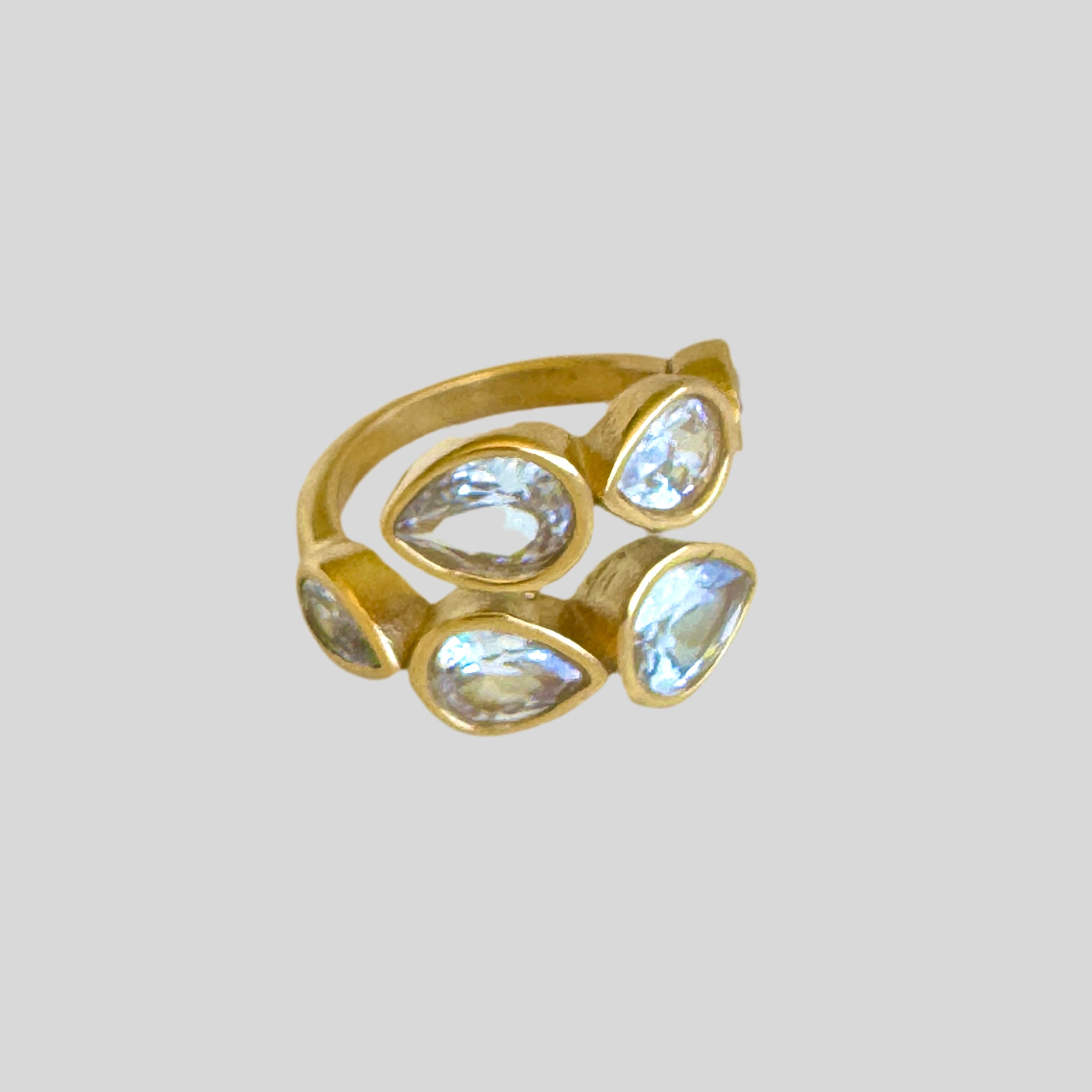 Cascade Crystal Ring