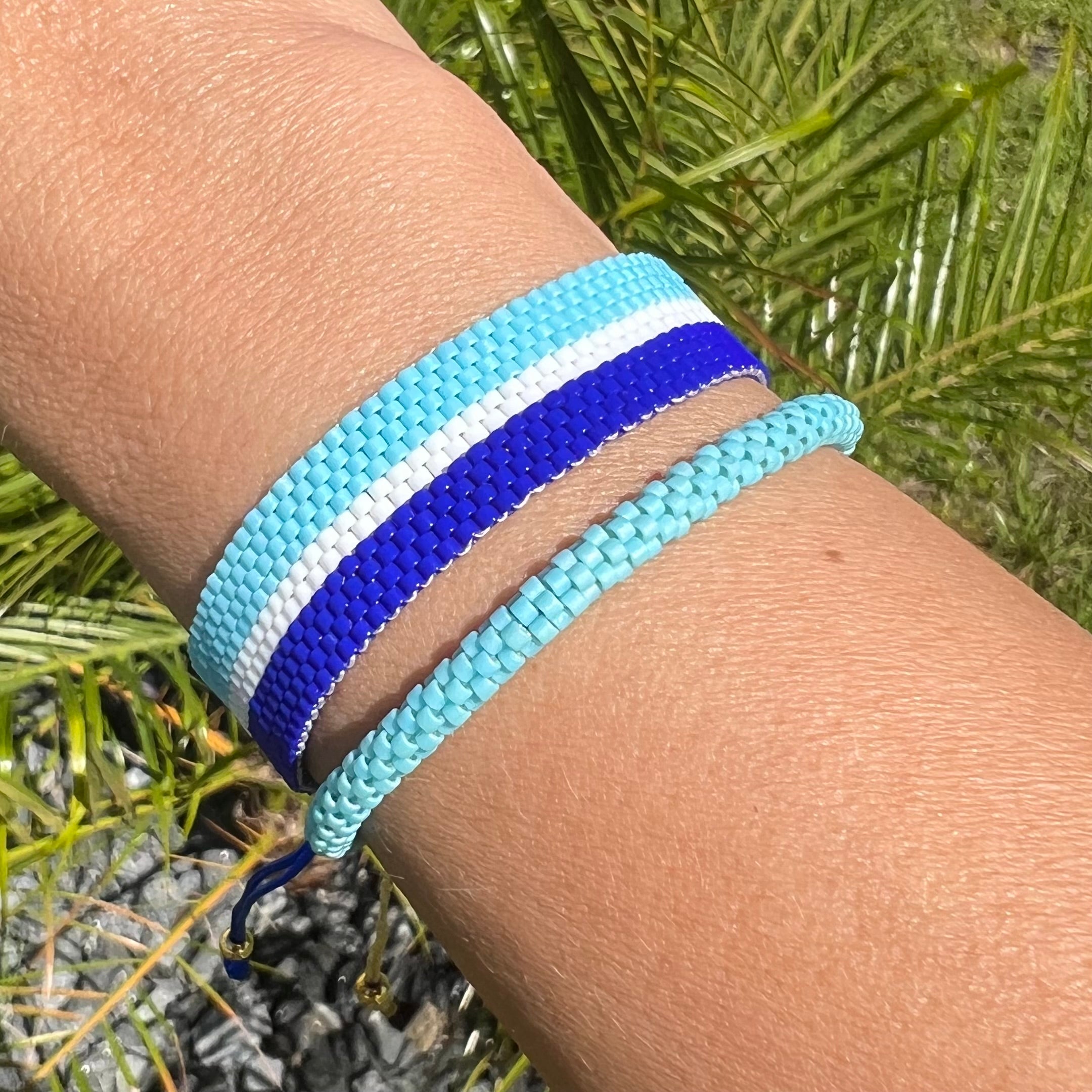 Blue Sky Miyuki Bracelet