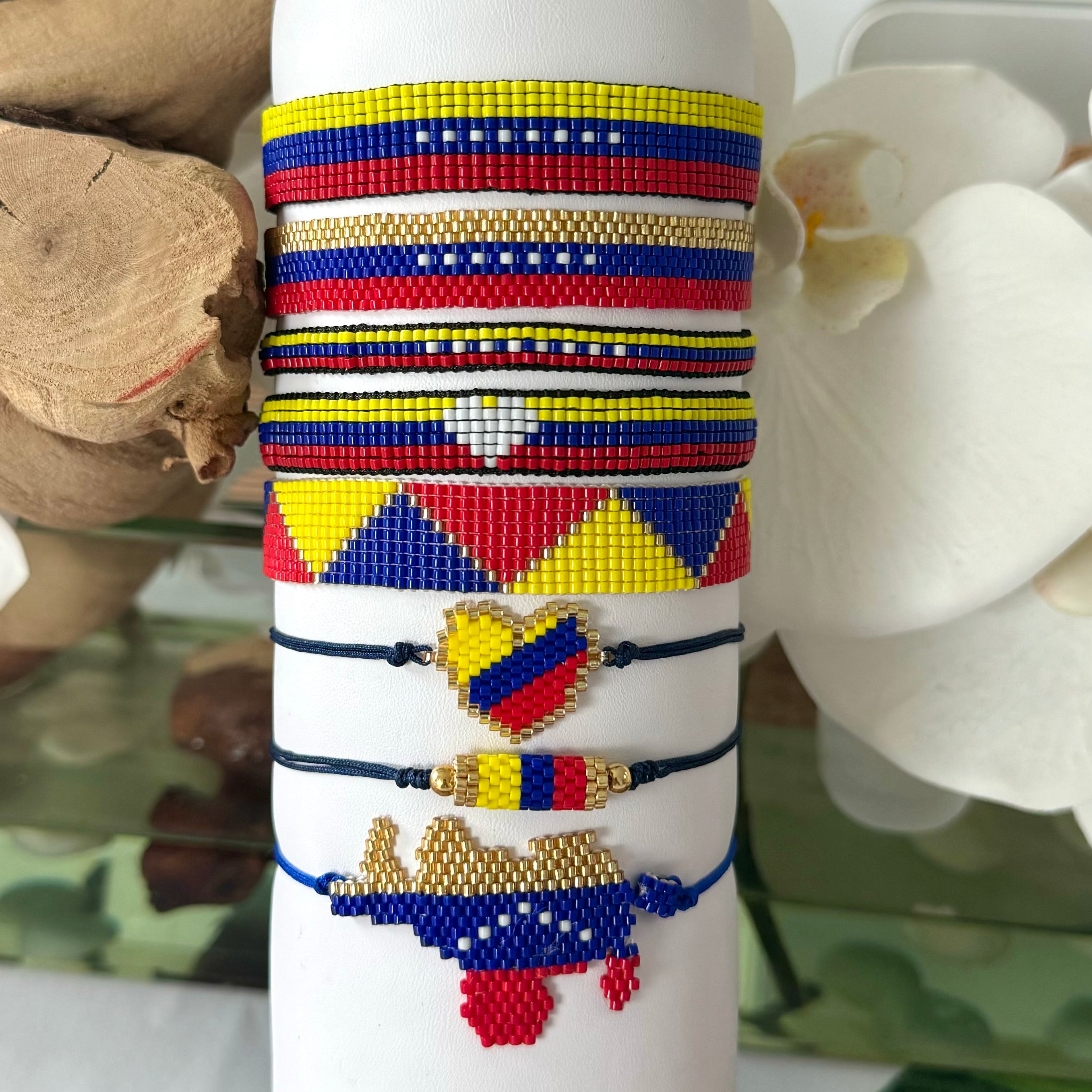 Venezuela Flag Miyuki Bracelet