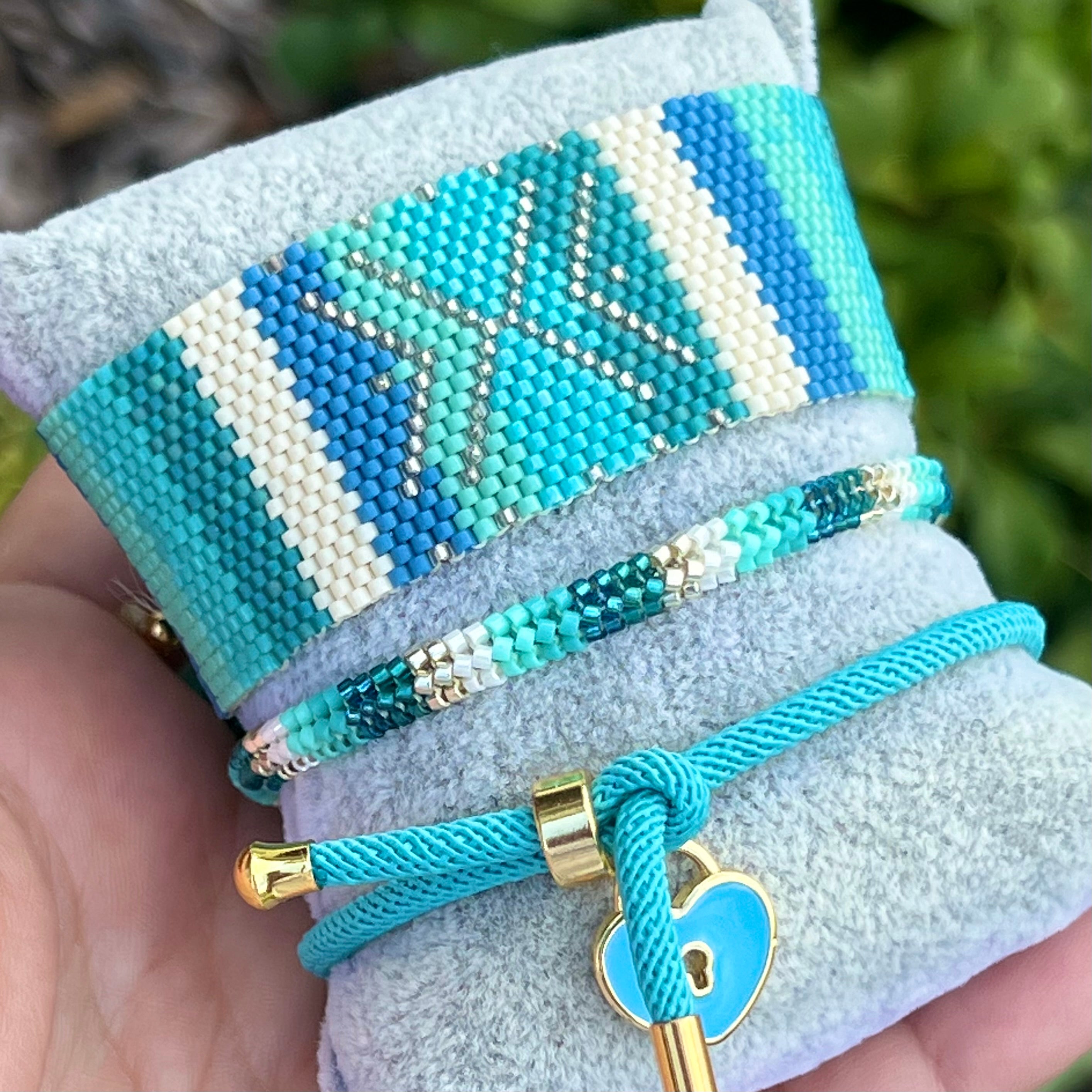 Blue Miyuki Bracelet