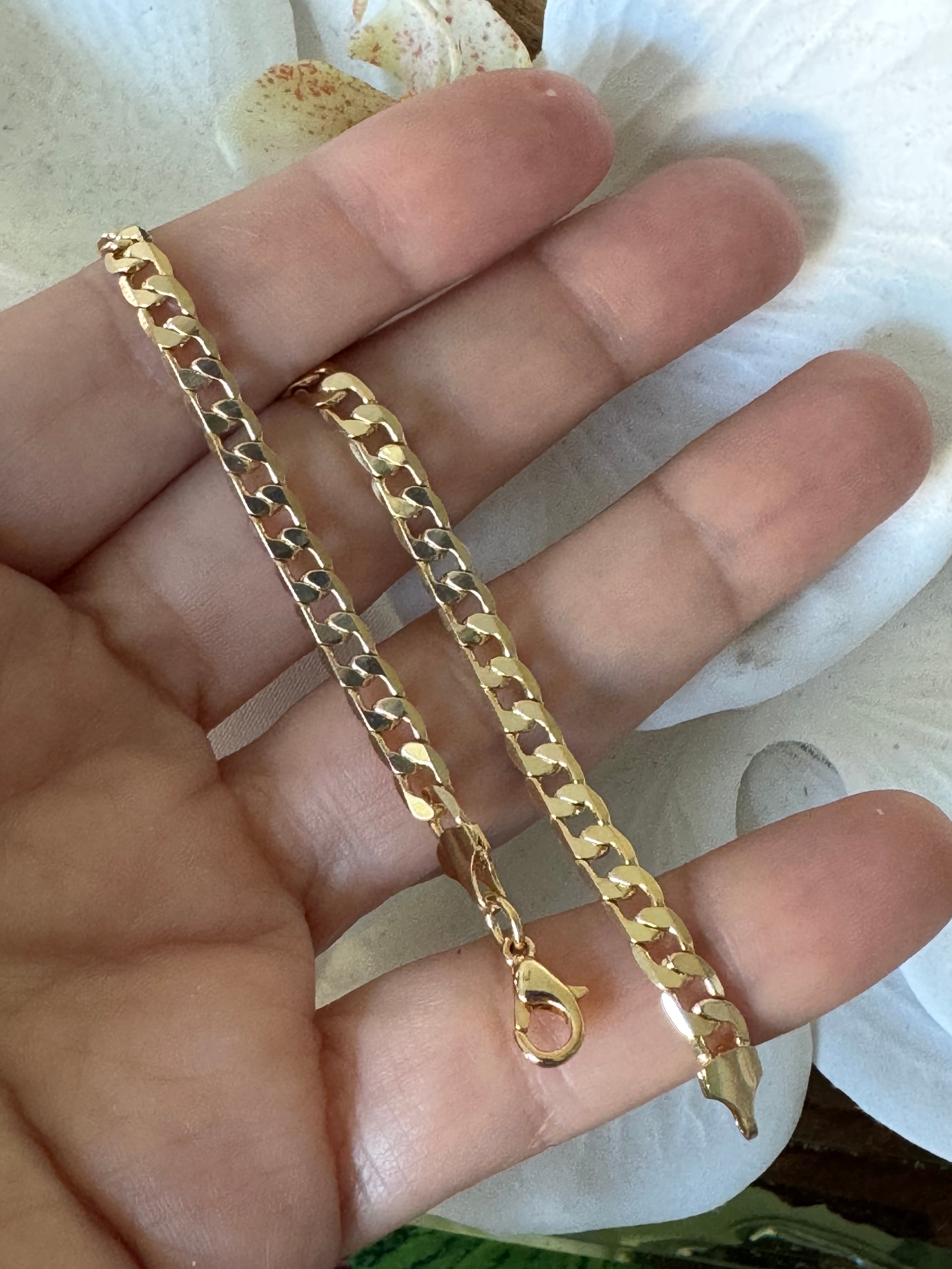 Cuban chain bracelet