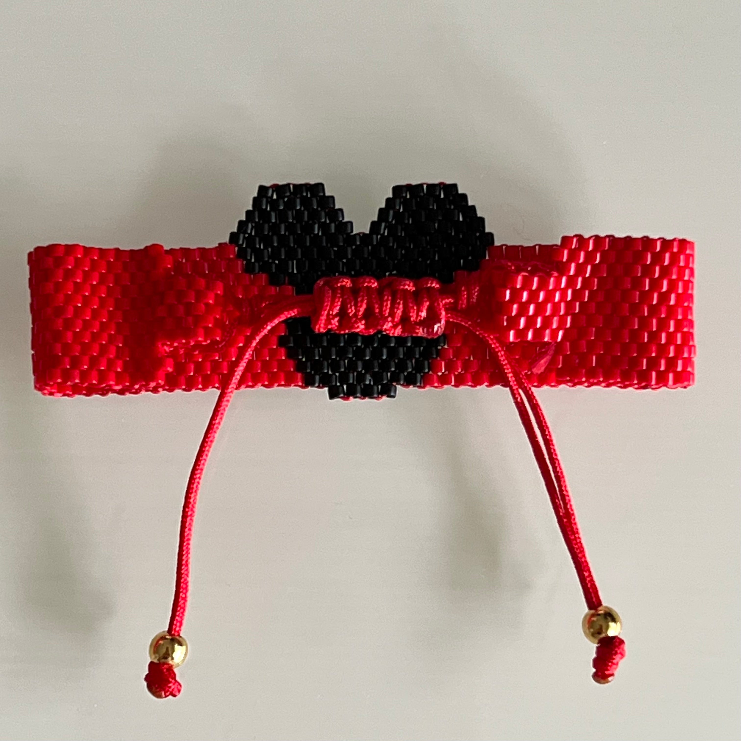 Mickey And Minnie Miyuki Bracelet