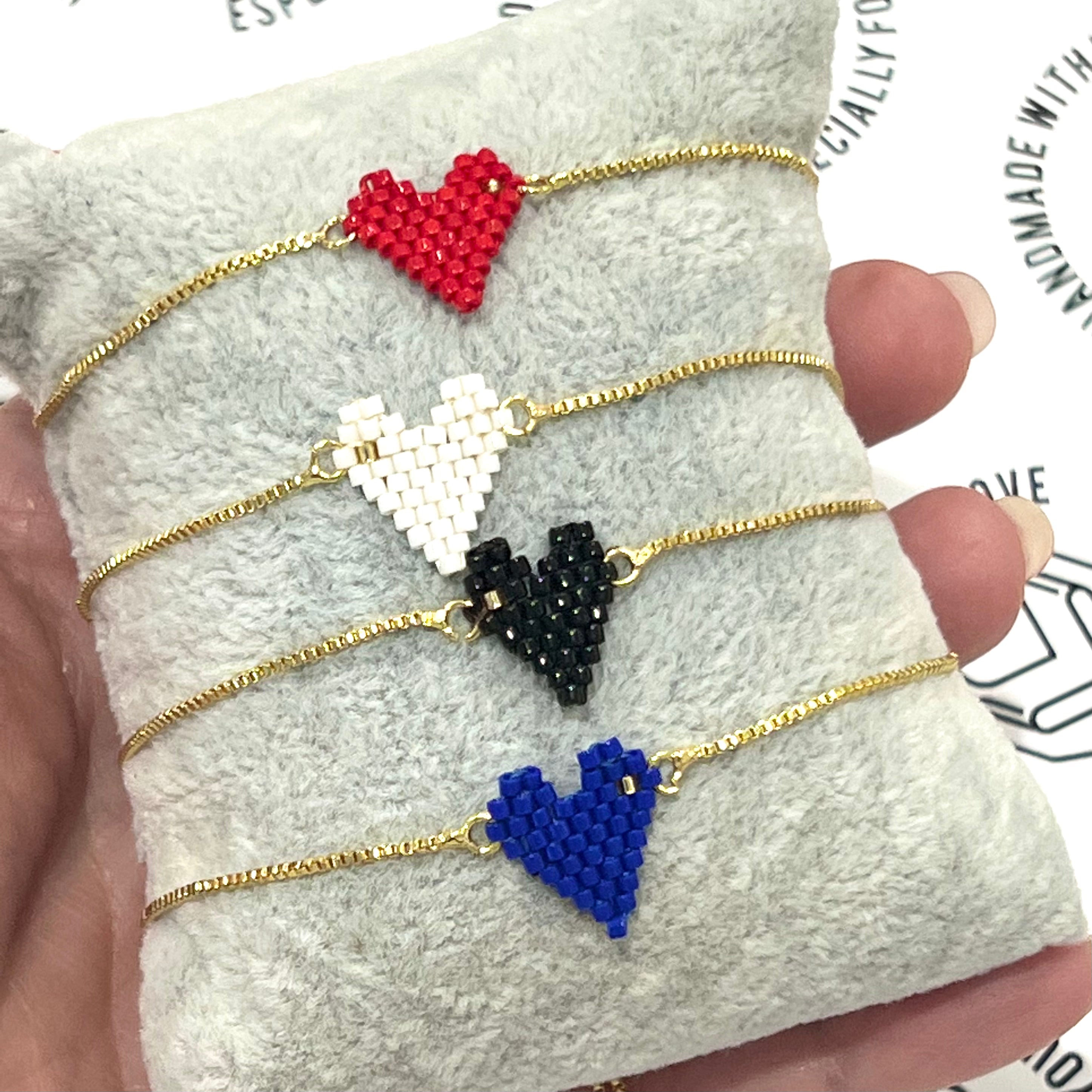 Single Heart Miyuki Bracelet – Marce's Jewels