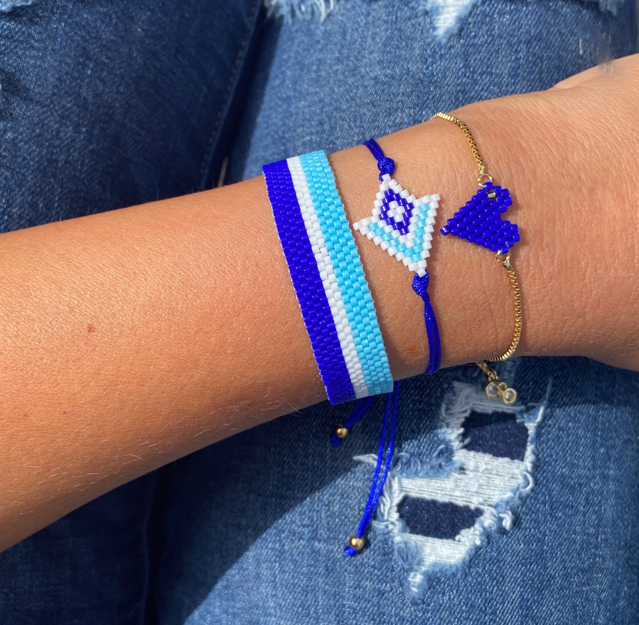 BLUE SKY miyuki bracelet