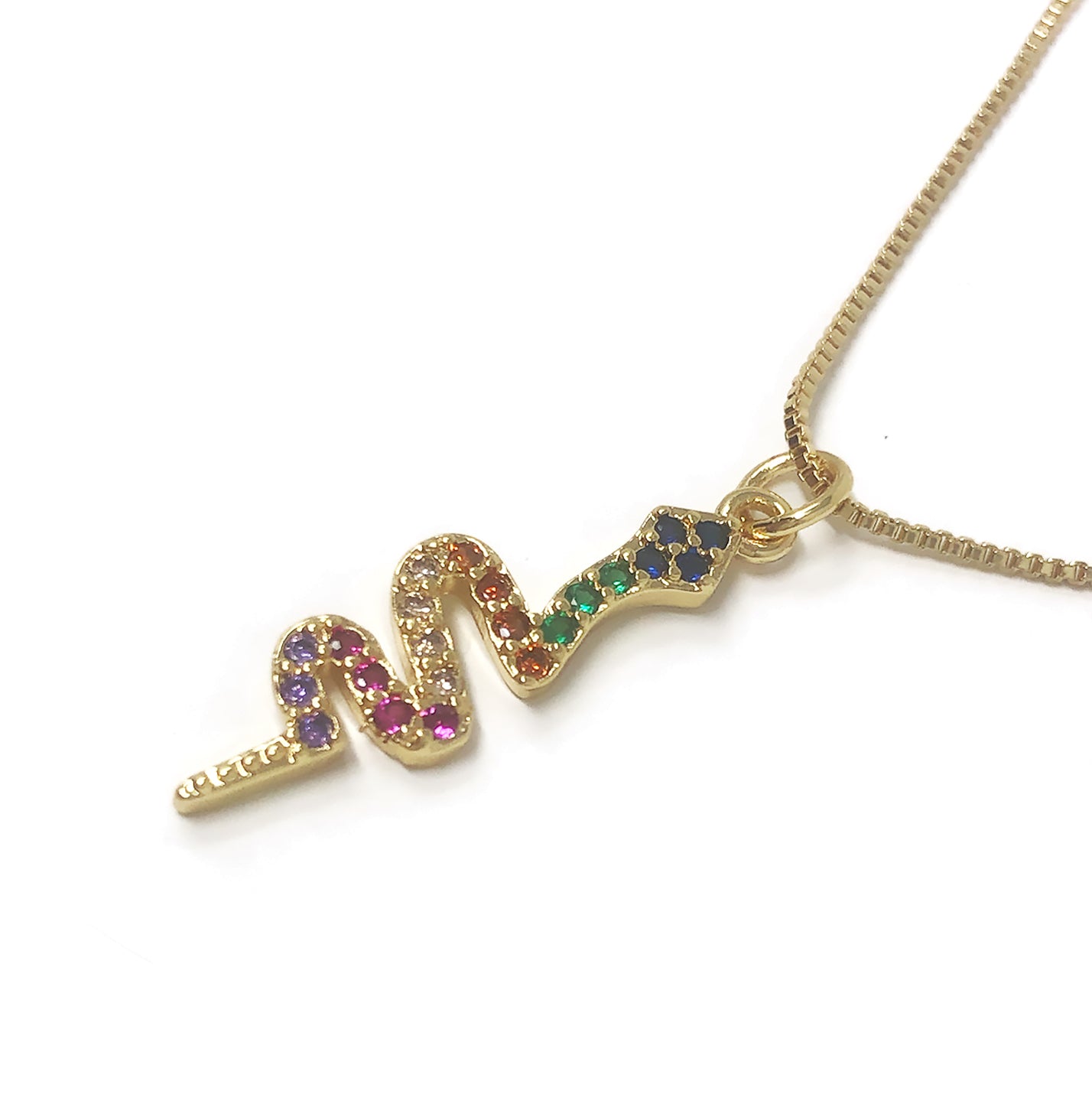 Colorful Snake  Necklace