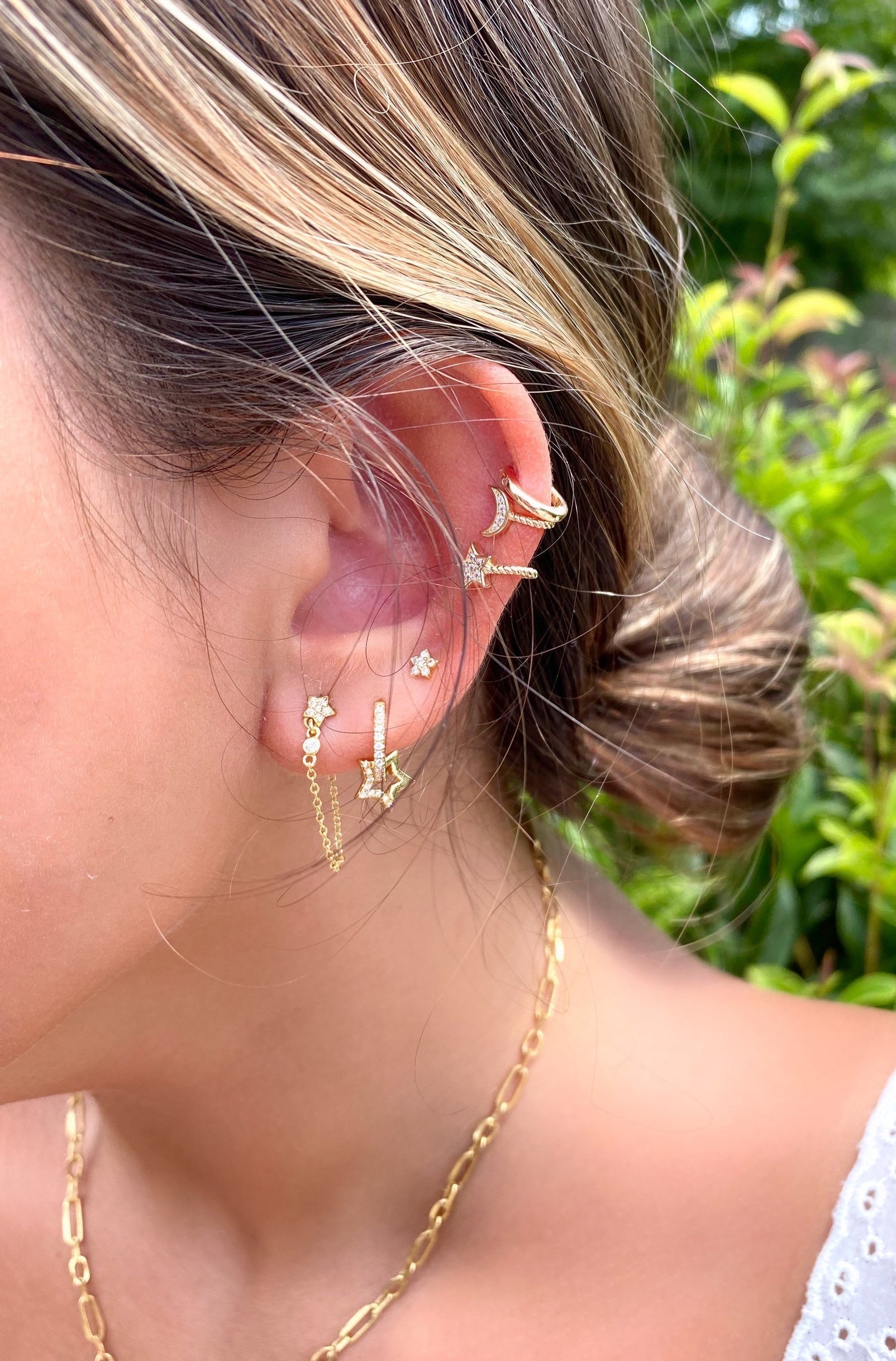 TINY STAR stud earrings