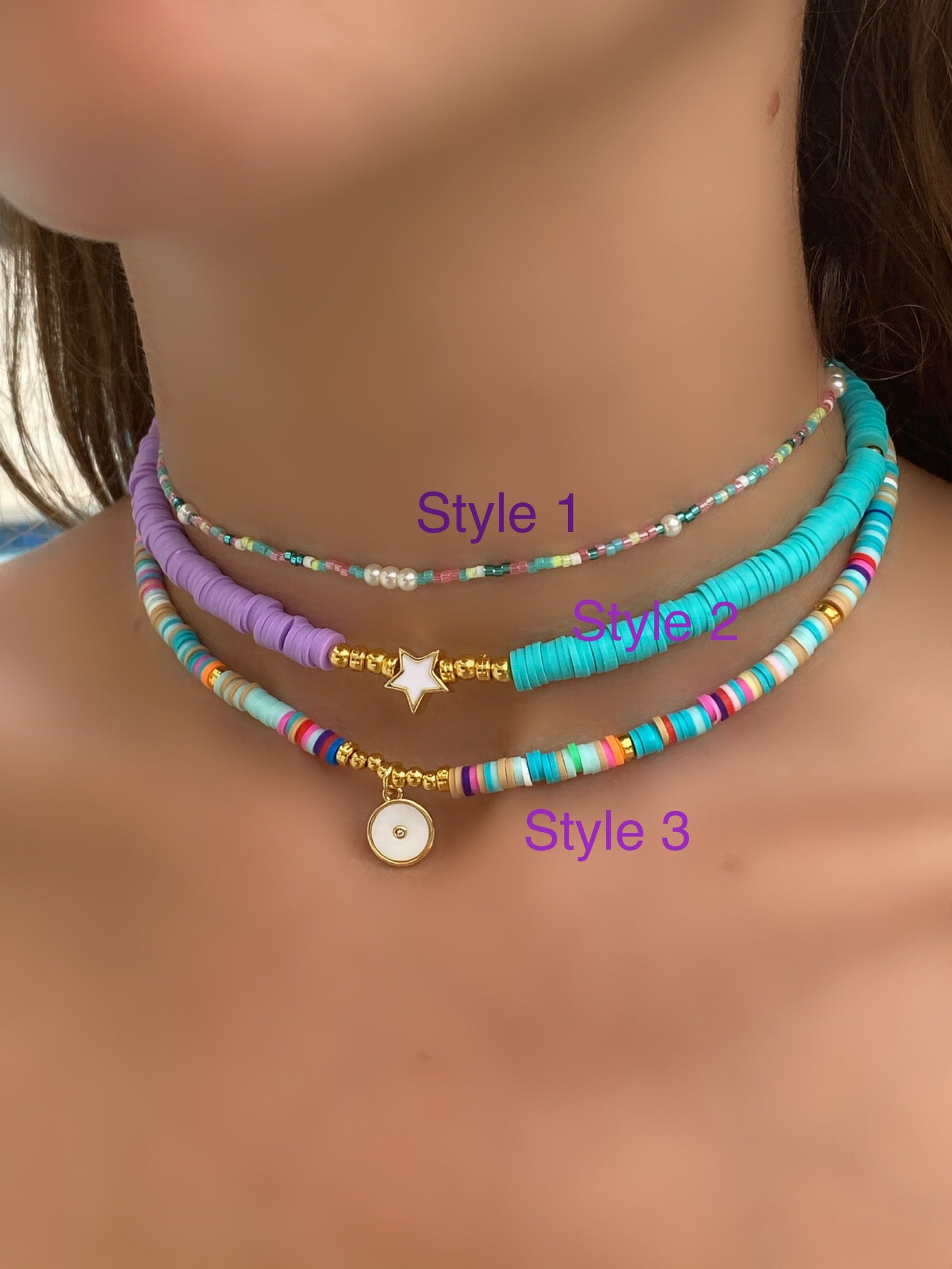 Turquoise Rainbow chokers Necklace