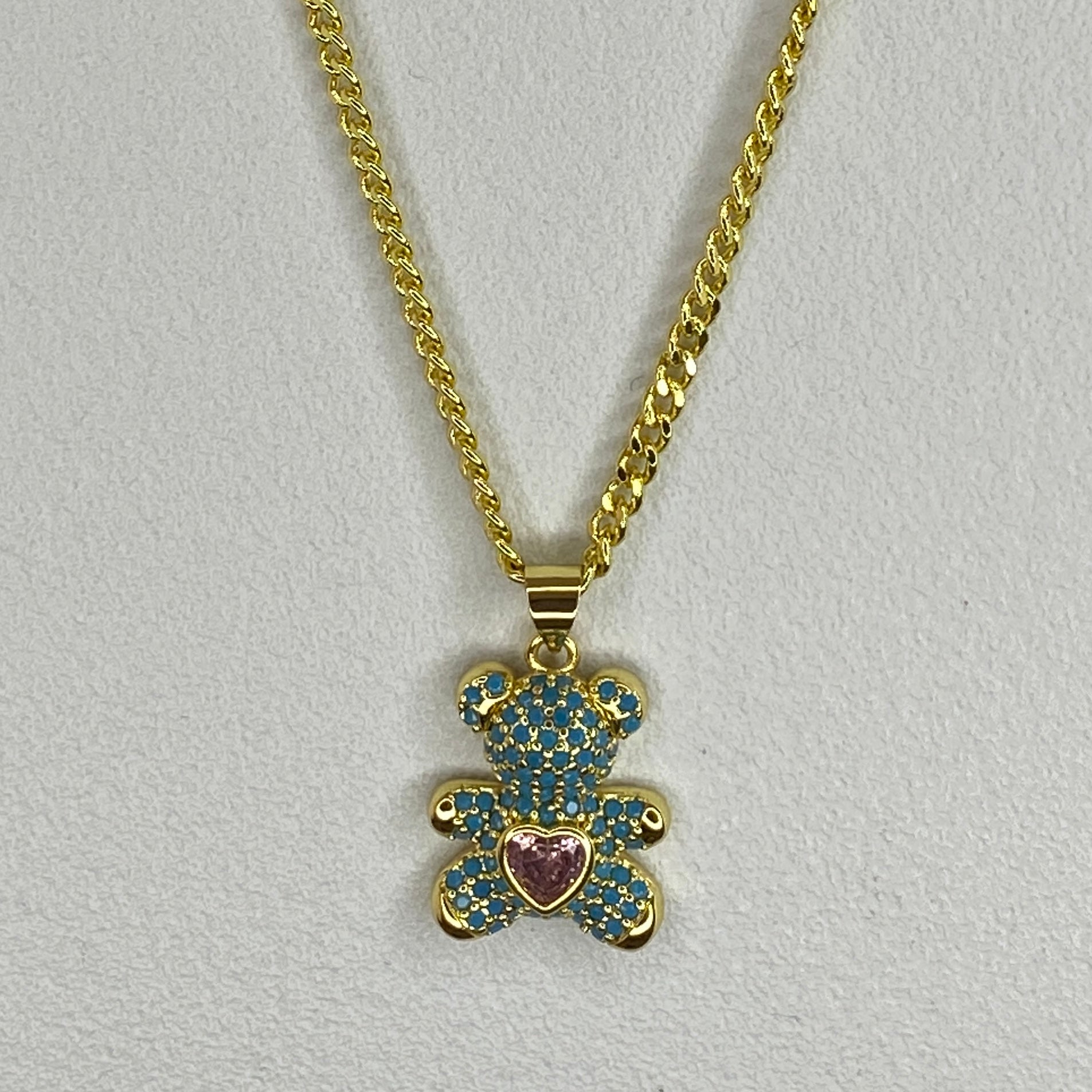 Heart Bear Necklace