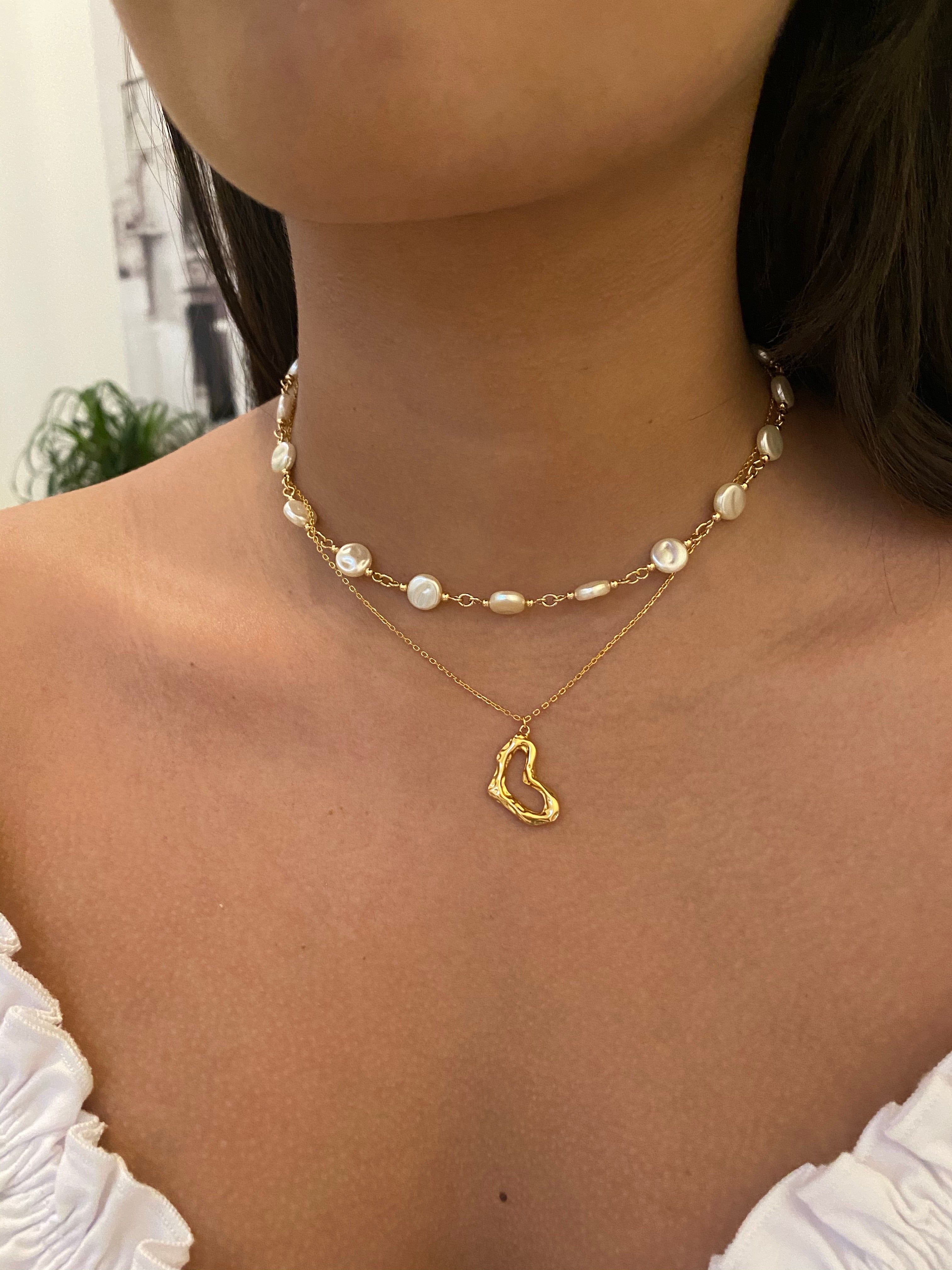 PEARL GOLD necklace