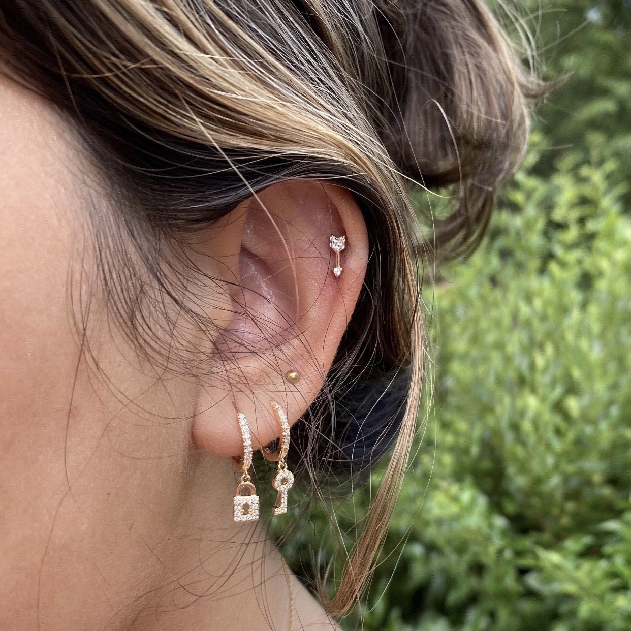 MINI ARROW studs earrings