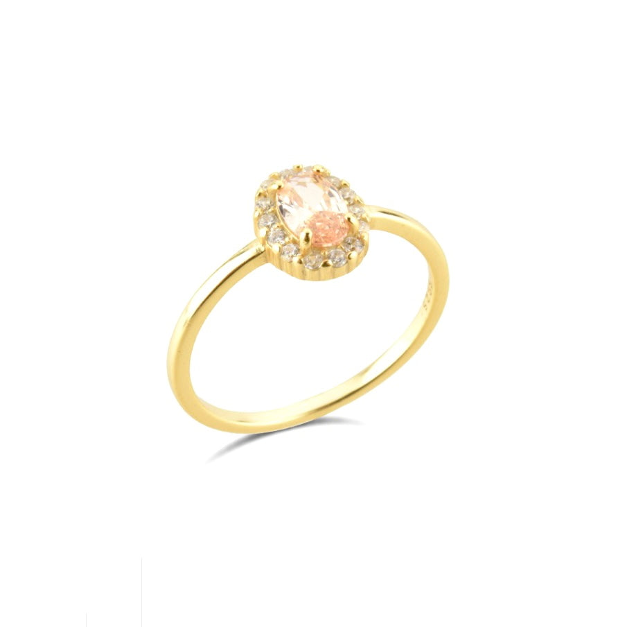 Pastel solitary ring