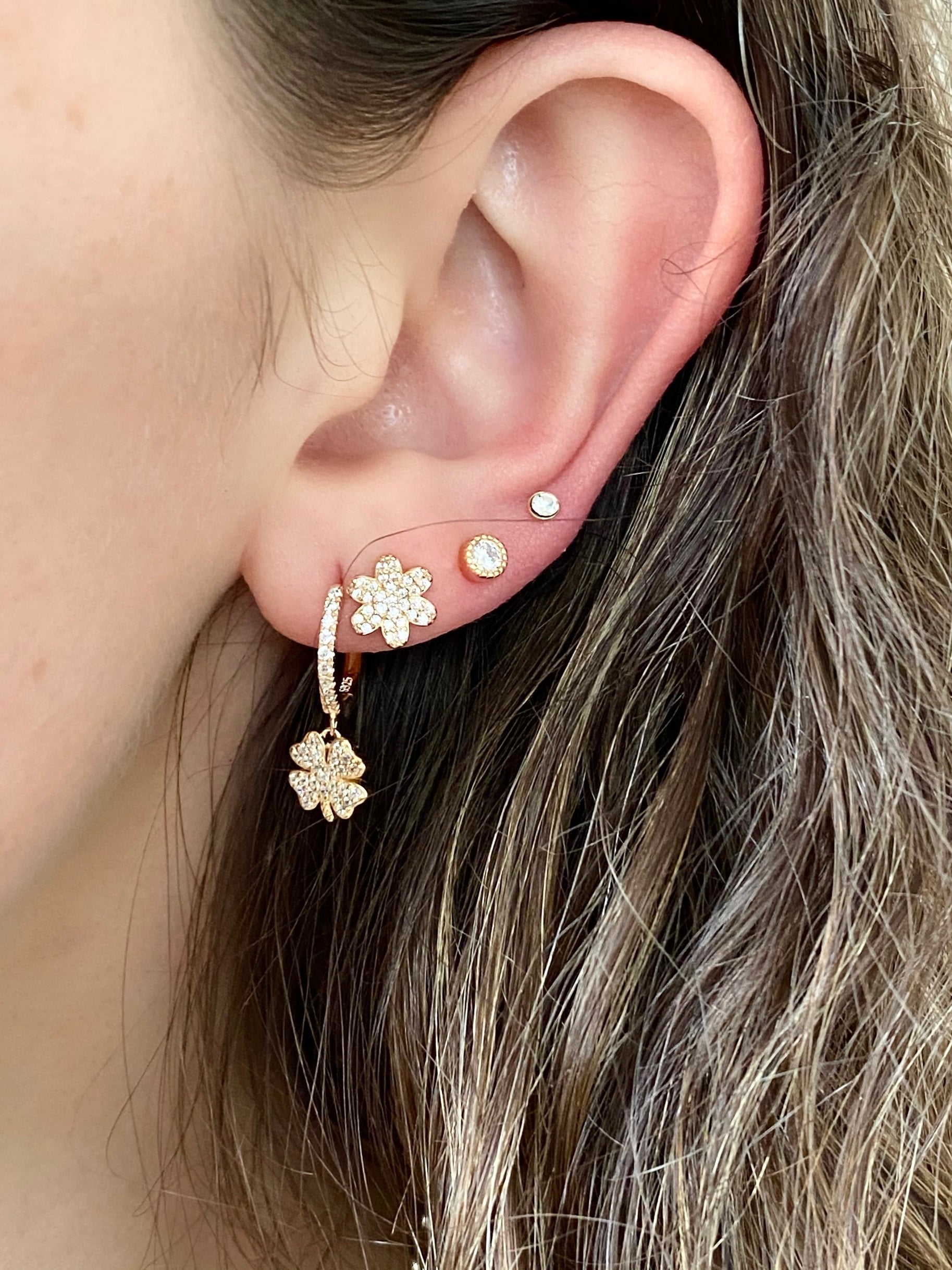 FLOR STUDS earrings